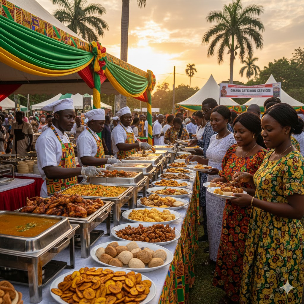Create image for ghana Catering