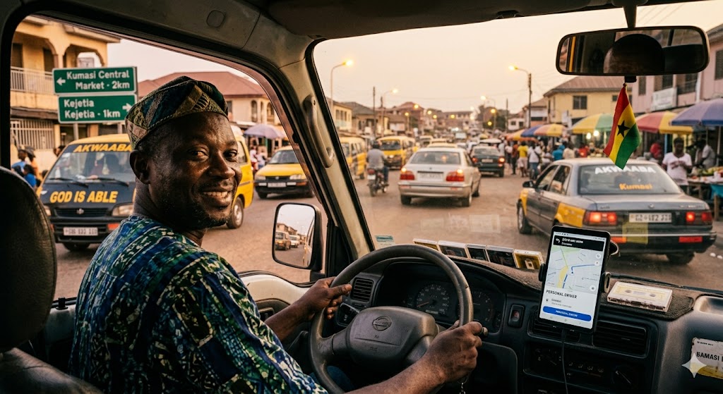 Driver in Ghana