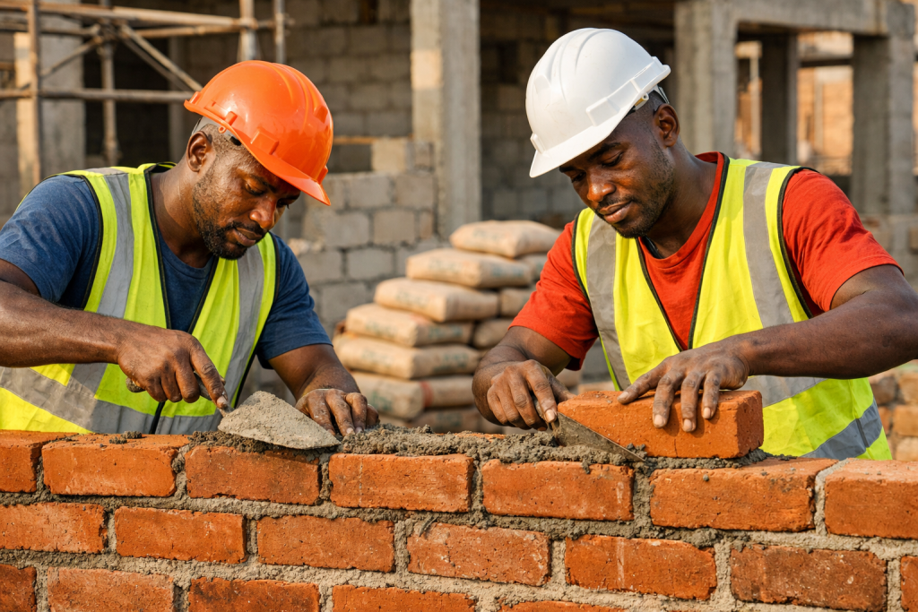 Skilled Bricklayers in Ghana